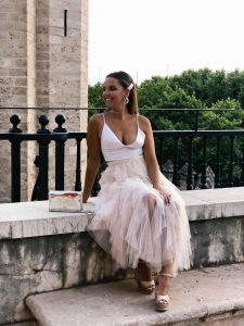 Look romántico rosa